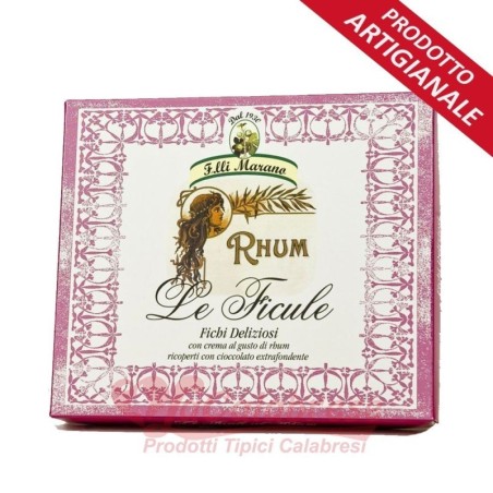 Le Ficule à la crème de rhum recouvert de chocolat. extra pur dark Marano Gr 250