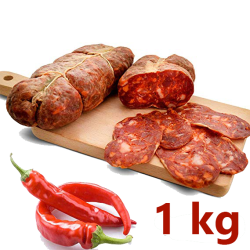 Soppressata Calabrese artisanal seasoned 1 kg