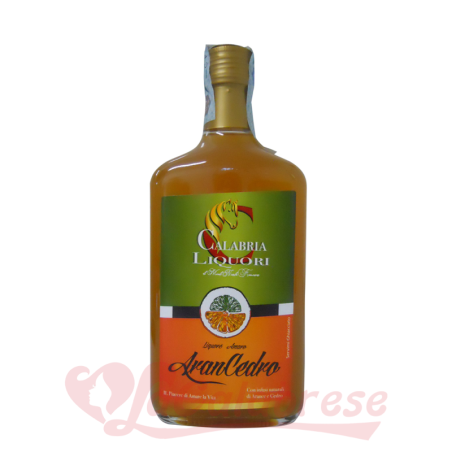 Liquore arancedro con arancia e cedro calabrese 70 cl 