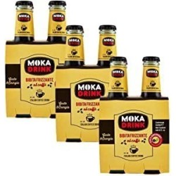 Gassosa al caffè Moka Drink bibita calabrese cl 20 X 6 