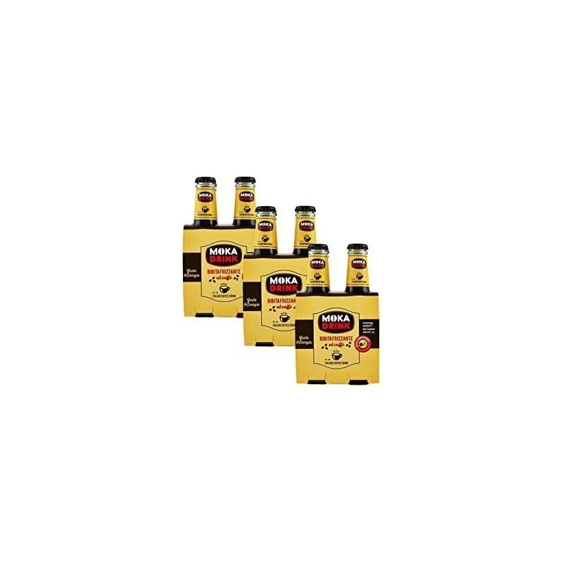 Gassosa al caffè Moka Drink bibita calabrese cl 20 X 12