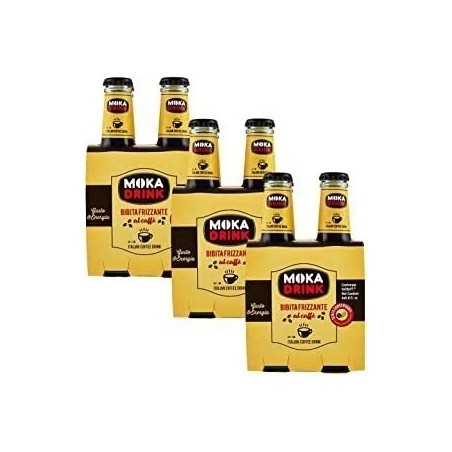 Gassosa al caffè Moka Drink bibita calabrese cl 20 X 12