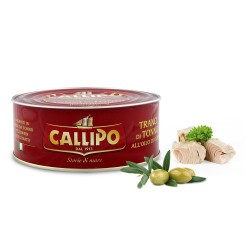 Scheiben von Thunfisch Callipo mit Olivenöl-Box 1 kg