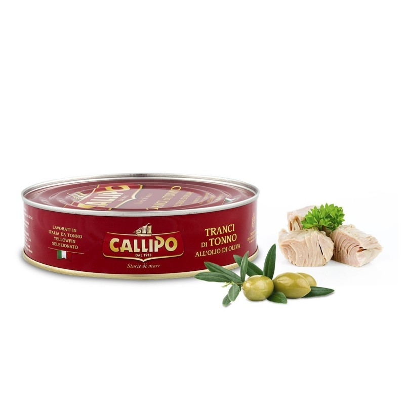 Slices of Tuna Callipo with olive oil 500 gr