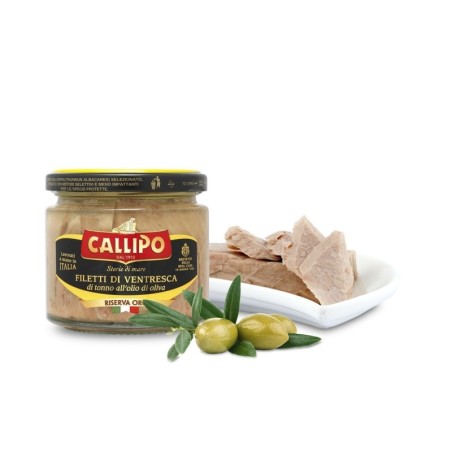Ventresca von Thunfisch mit Olivenöl "Callipo" Gr.190