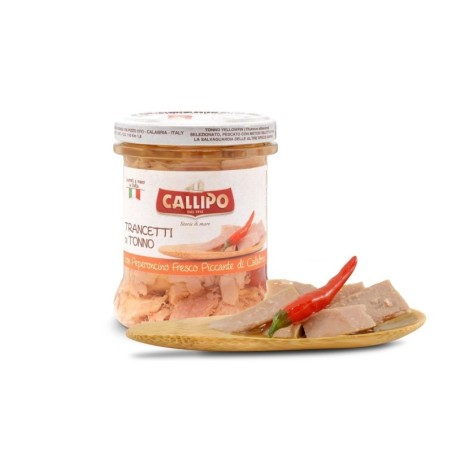 Pavé de thon à l'huile d'olive au piment Callipo frais Gr 170
