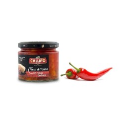 Filetti di tonno con Nduja Calabrese all'olio di oliva Callipo