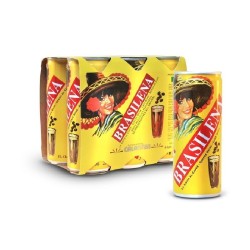 Boisson au café Brasilena en canette de 25 cl - Lot de 24 canettes