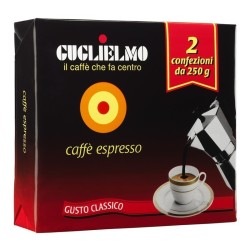 Café Guglielmo biback espresso classique moulu Gr 250 X 2