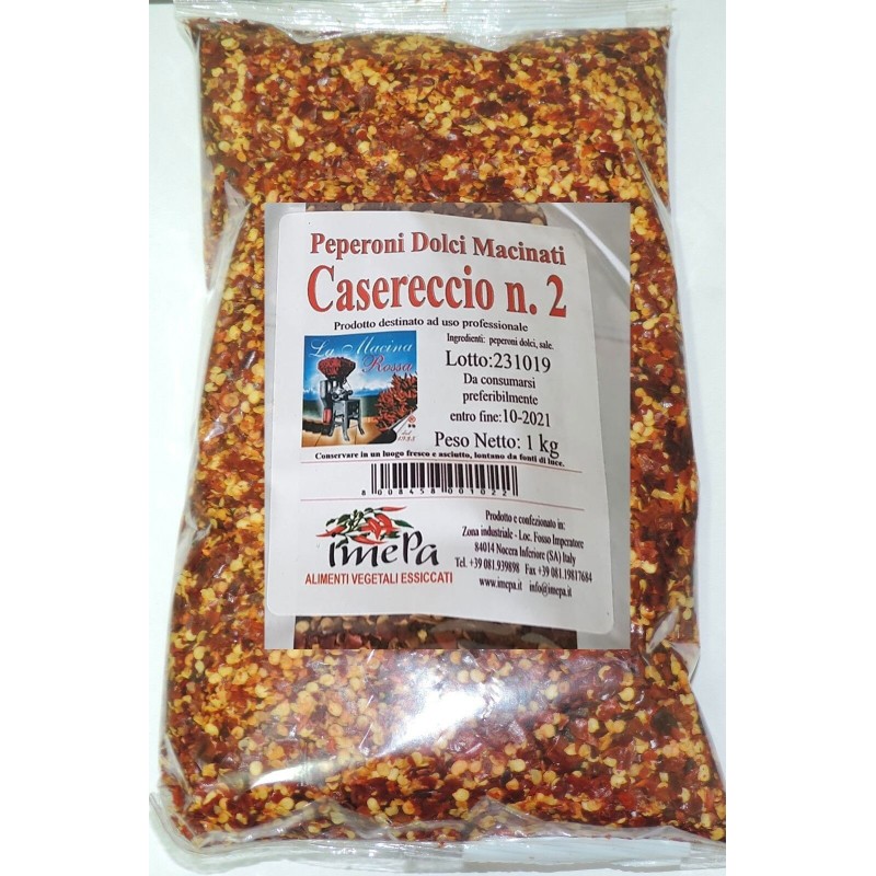 Peperoncino a scaglie macinati Casereccio Alfonso Esposito - Imepa  1 Kg