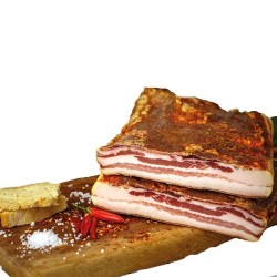 Homemade aged bacon Gr 350