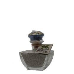 Sale aromatizzato al basilico in vasetto di vetro e ceramica gr 100