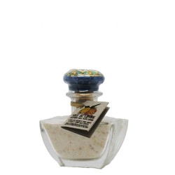 Sale aromatizzato al limone  in vasetto di vetro e ceramica gr 100