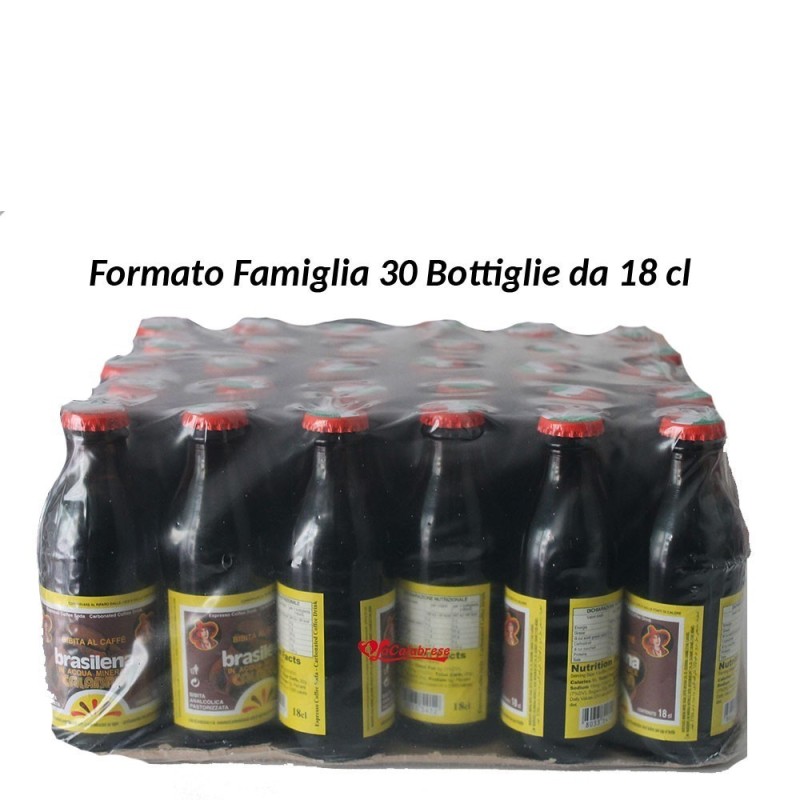 Brasilena kohlensäurehaltige Kaffeegetränkflasche 18 cl - Packung 30 Flaschen