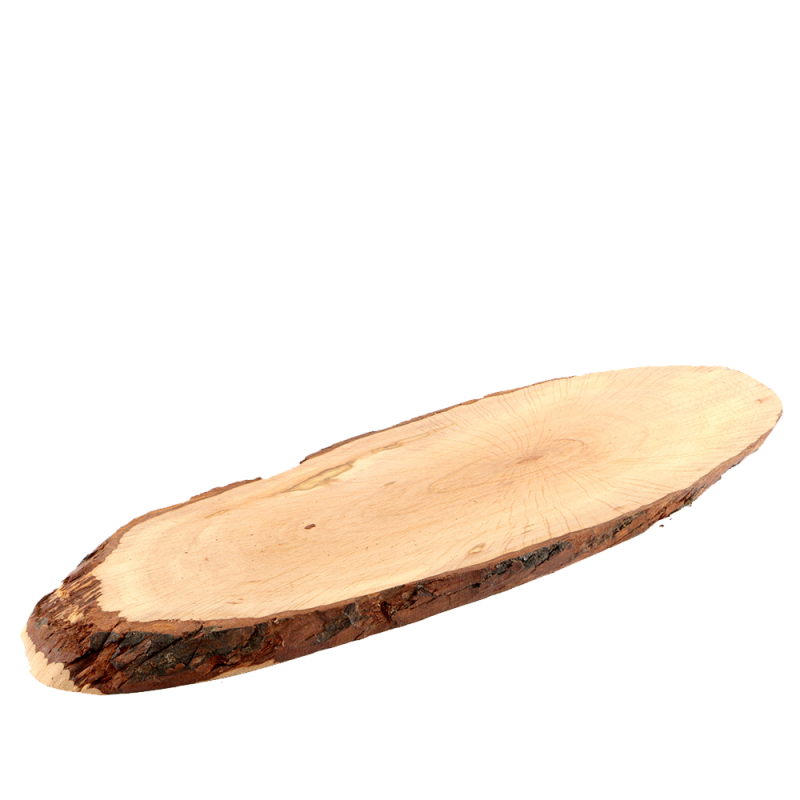 45 cm ovales Rindenschneidebrett