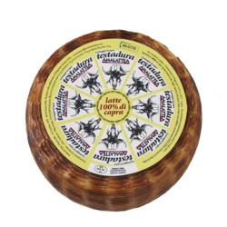 Formaggio di capra semistagionato testa dura 2 kg