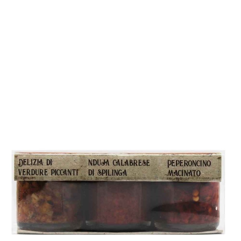 Tris di piccanti Calabresi - Nduja di spilinga, peperoncino e delizie di verdure
