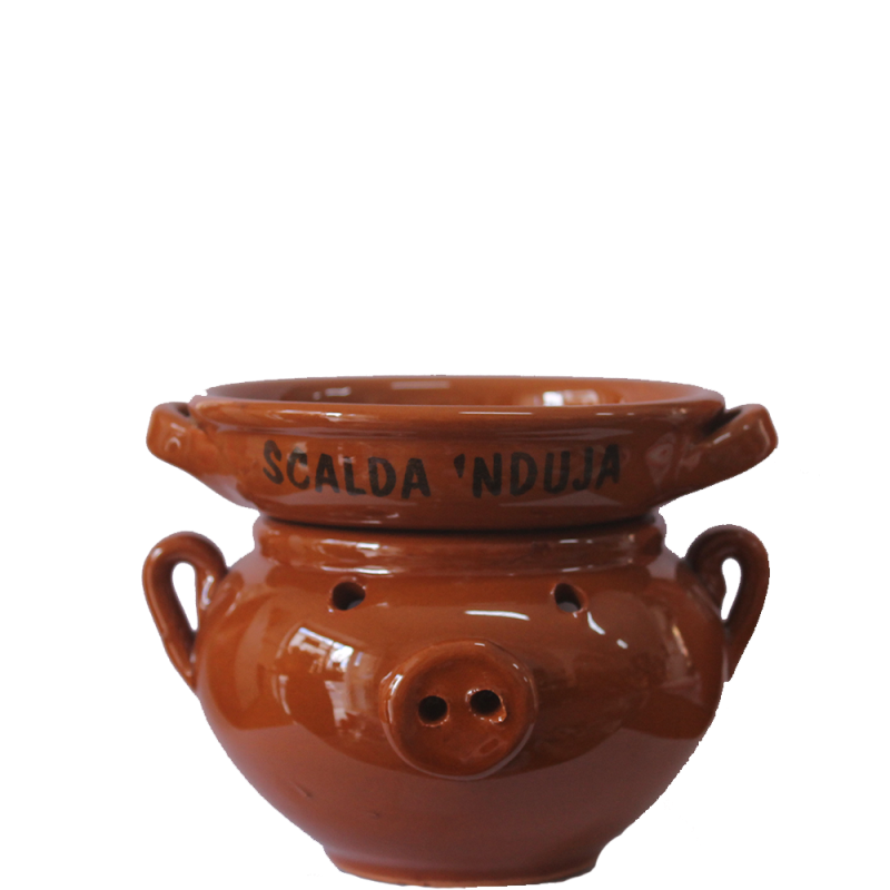 Scalda 'nduja scaldanduja in Terrakotta