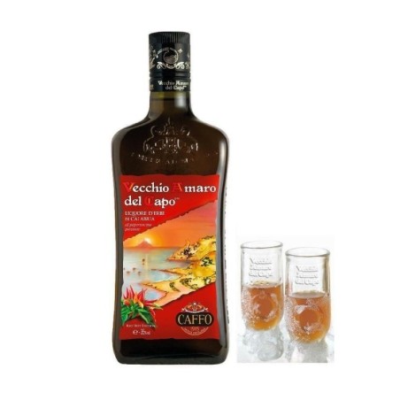 Vecchio Amaro del Capo Caffo Édition piquante rouge au piment