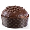 Artisan panettone with pears, chocolate and rum