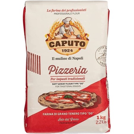 Caputo Mehl Typ 00 Pizzeria ideal für Brot und Pizza - 1 kg