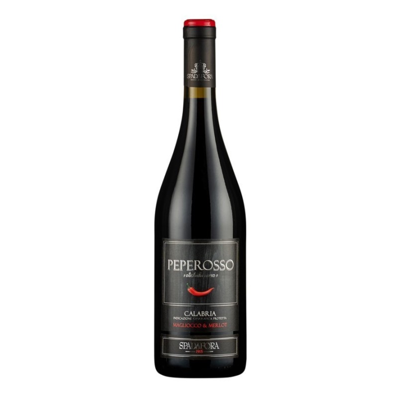 Vino Rosso Spadafora Peperosso IGP Etichetta Nera 75 cl