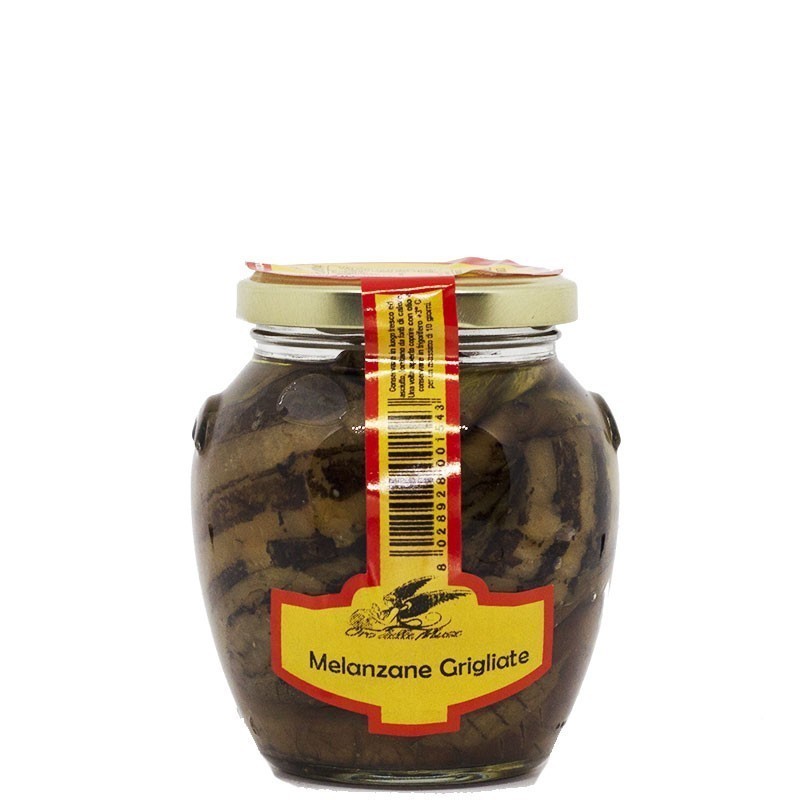 Calabrian grilled aubergines in oil