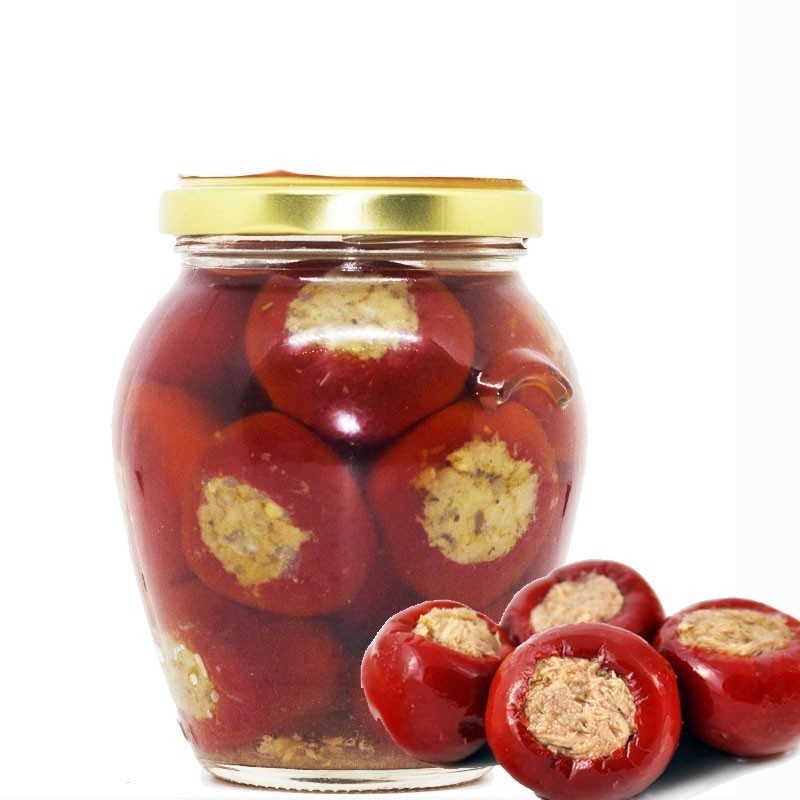 Calabrian peppers stuffed with tuna in oil