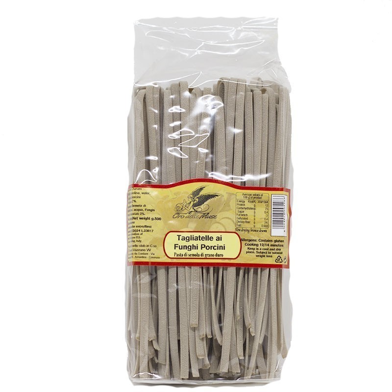 Tagliatelle ai funghi porcini Pasta di semola Gr 500