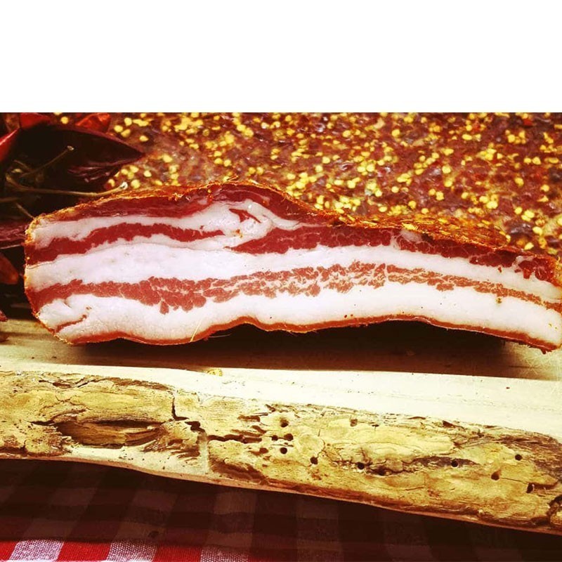 Pancetta tesa artigianale Calabrese d'Aspromonte