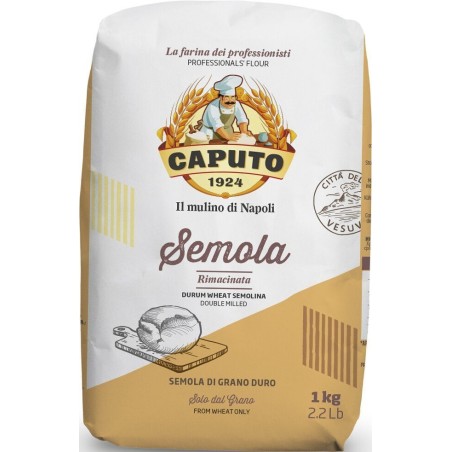 Farine de semoule de blé dur Caputo 1 kg