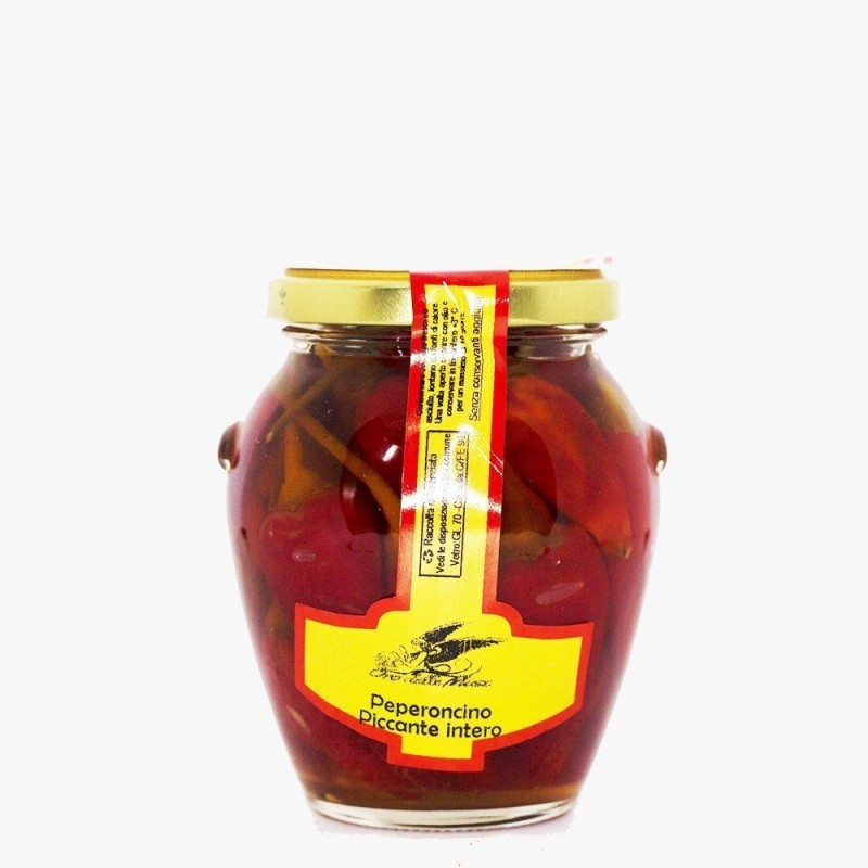 Peperoncini Calabresi interi sott'olio
