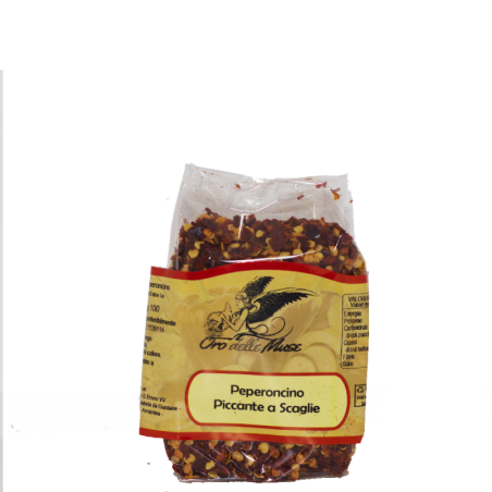 Spicy Calabrian chilli crushed in bag Gr 100
