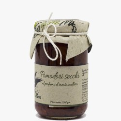 Tomates séchées, laurier et menthe à l'huile d'olive extra vierge Gr 280