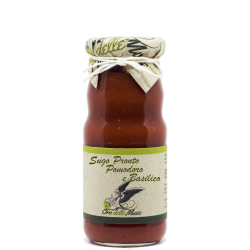 Sauce tomate et basilic à l'huile d'olive gr 350