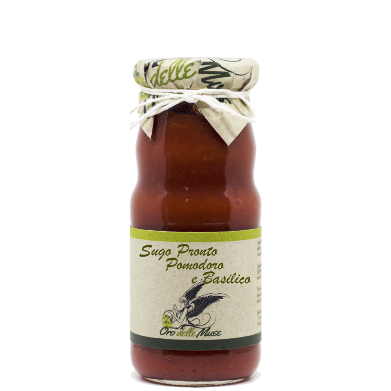 Fertige Tomaten-Basilikum-Sauce in Olivenöl Gr 350