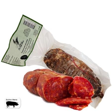 Soppressata vom schwarzen kalabresischen Schwein aus Aspromonte