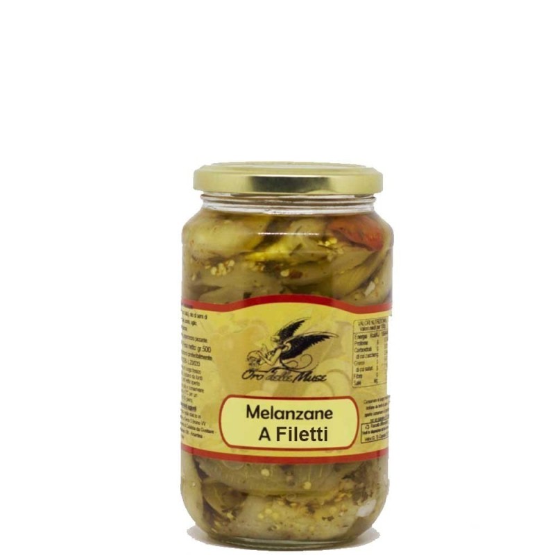 Filet d'aubergines maison calabraise