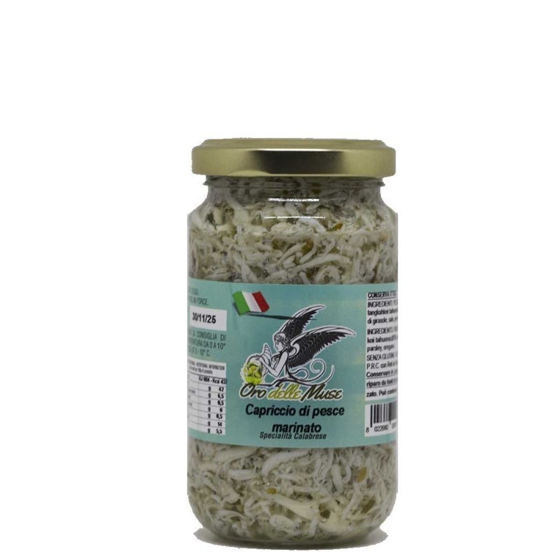 Capriccio de poisson mariné au vinaigre de vin
