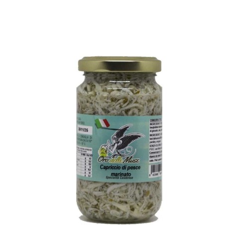 Capriccio de poisson mariné au vinaigre de vin