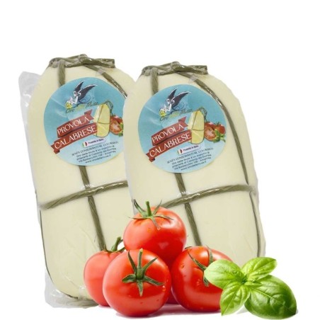 2 X Provola Silana Calabrese ganz 1 kg vakuumverpackt