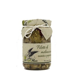 Auberginenfilets in nativem Olivenöl extra Gr 280