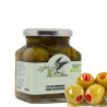 Aceitunas rellenas de pimientos en aceite de oliva virgen extra I Golosi