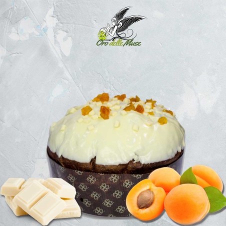 Panettone Albiciocco artisanal aux abricots et chocolat blanc