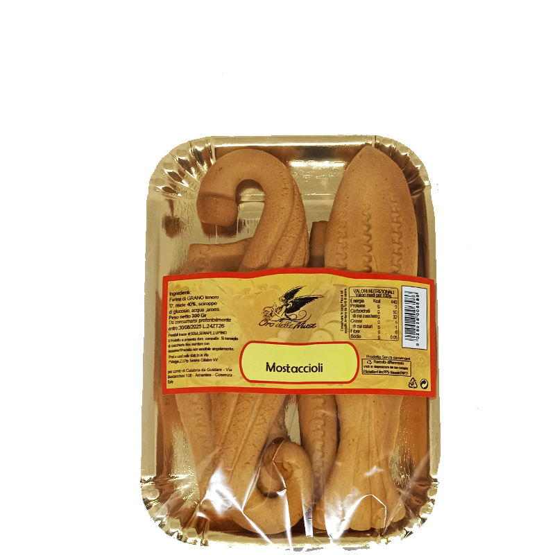 Mostaccioli au miel formes traditionnelles sans sucre 300 g Oro Delle Muse