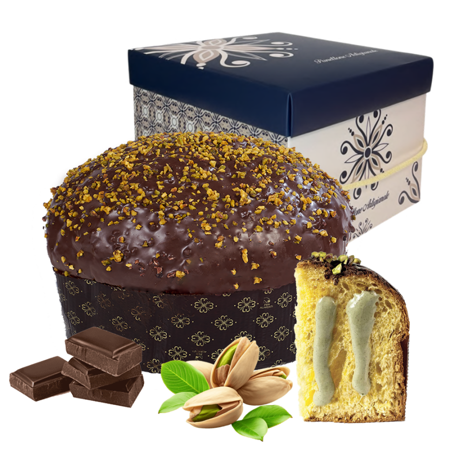 Artisanal pistachio panettone